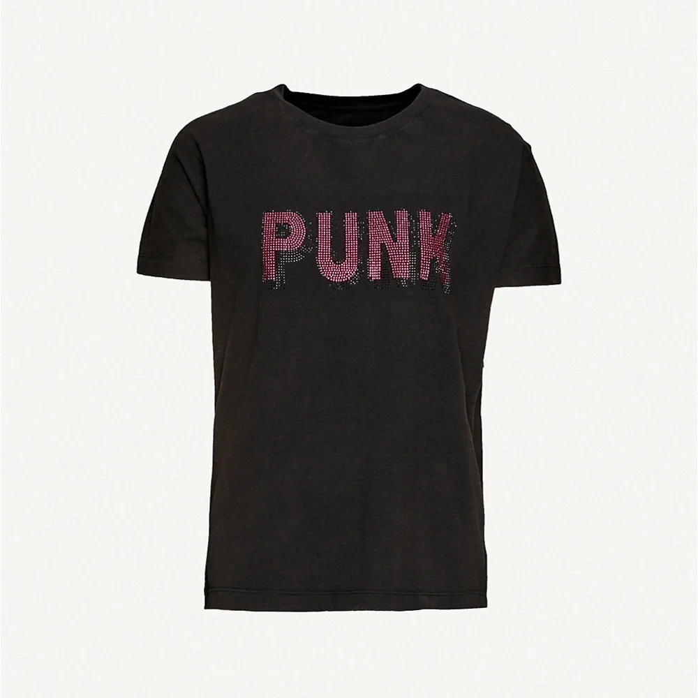 Zadig & Voltaire 3D Punk strass embellished T-Shirt XS - Picture 3 of 4